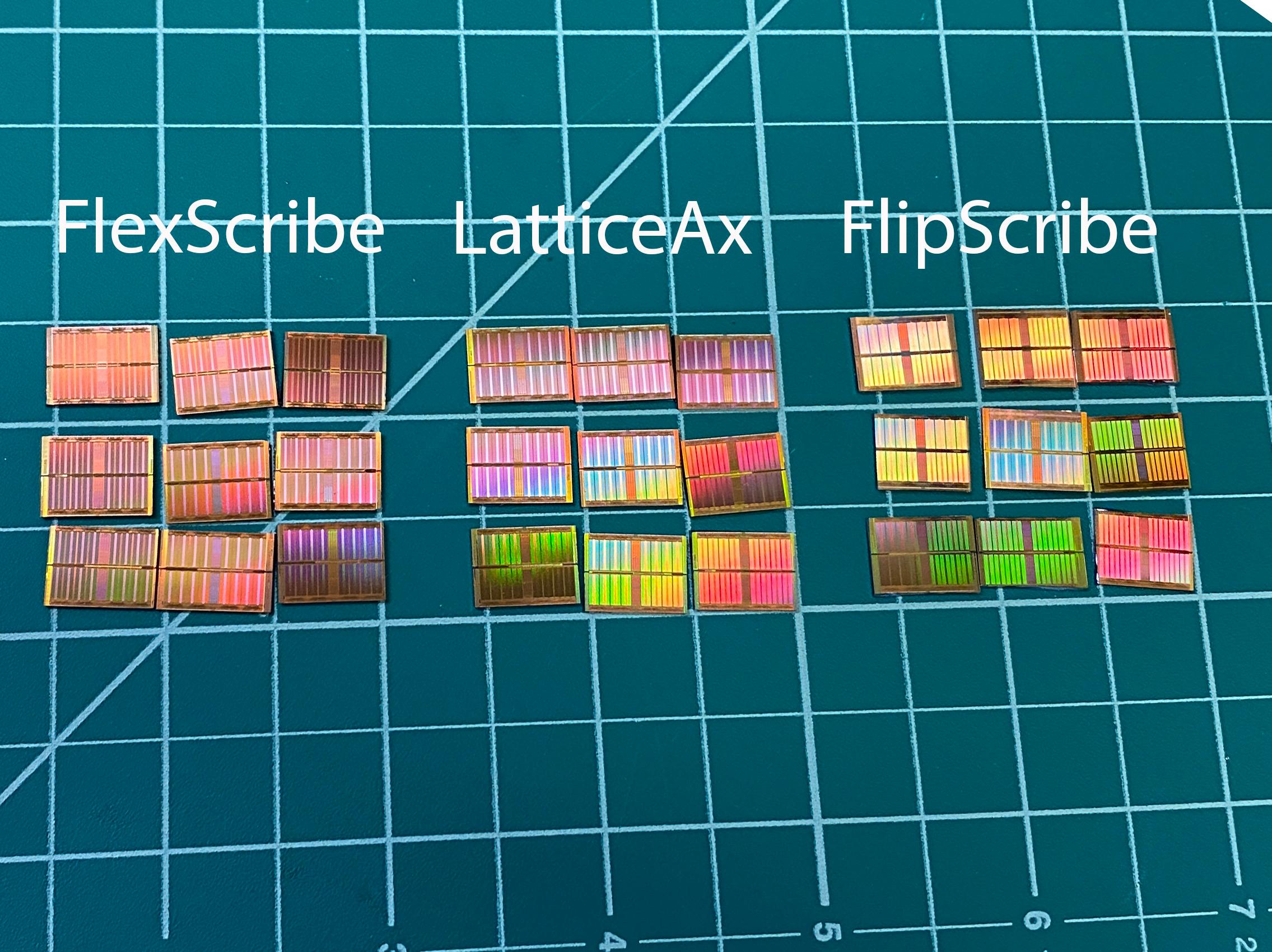 Die diced from a silicon wafer